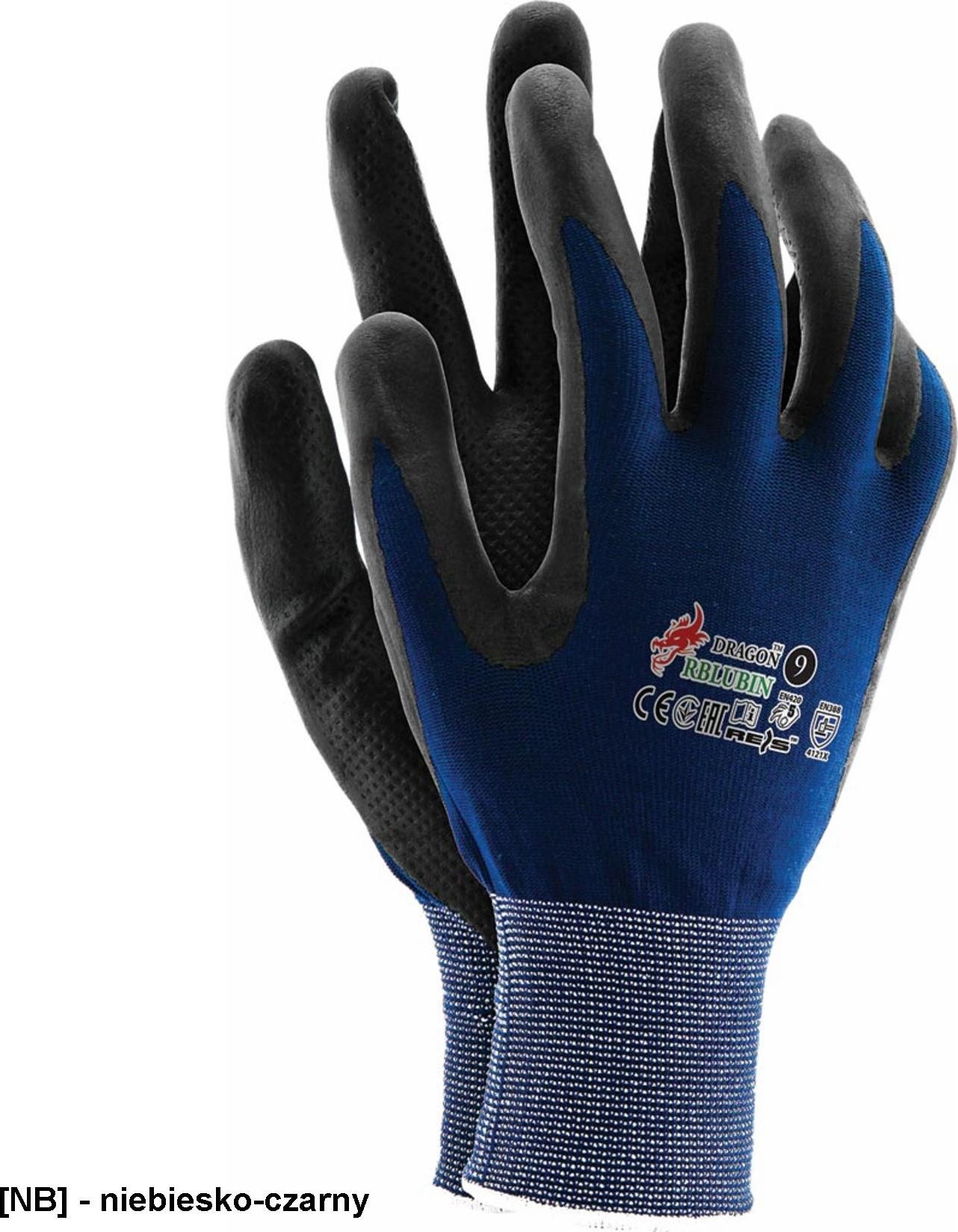 R.E.I.S. RBLUBIN - RĘKAWICE OCHRONNE 8