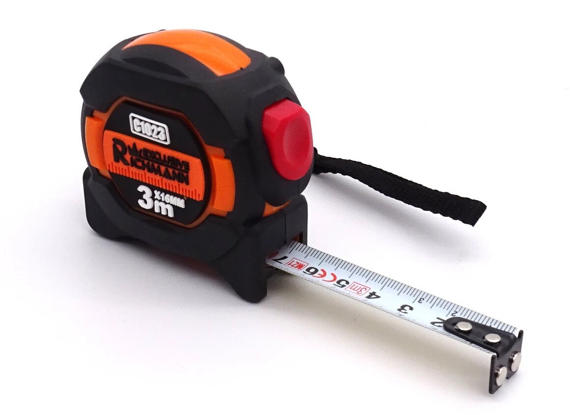 Richmann Miara zwijana 3m/16mm, auto-stop, dwustronna skala C1023