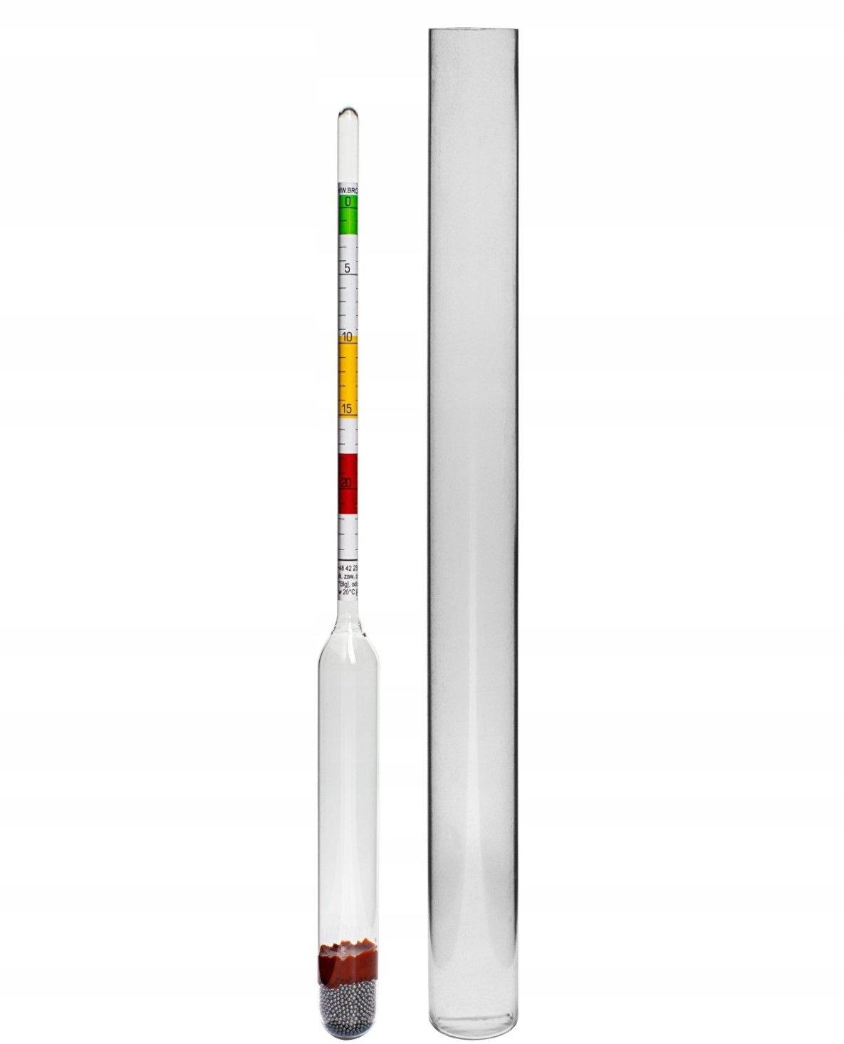 Bimberek WINOMIERZ - cukromierz z menzurką szklaną