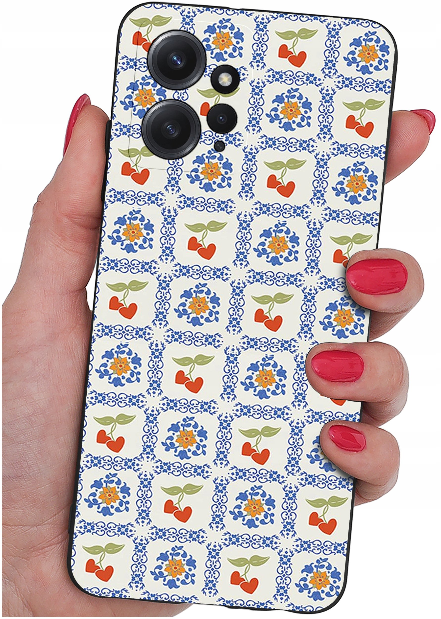 ETUI do Xiaomi Redmi Note 12 4G | WZORY | SILIKONOWE MATT CASE + SZKŁO 9H