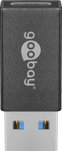 Adapter USB Goobay USB-C - USB Czarny (45400)