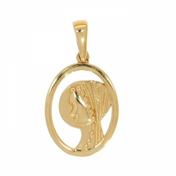 Złoty medalik z wizerunkiem Madonny ME.00581 pr.585