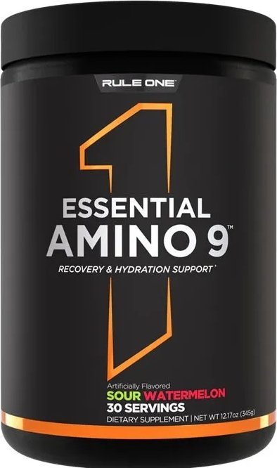 Rule One - Aminokwasy, Essential Amino 9, Sour Watermelon, Proszek 345g
