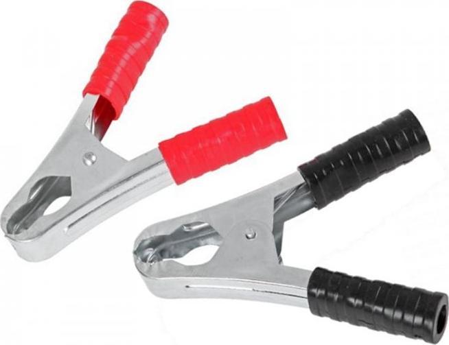 ZŁĄCZE KROKODYL 50A DUŻE CZERWONE DŁ. 105MM