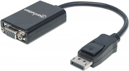 Adapter AV Manhattan DisplayPort - D-Sub (VGA) czarny (151962)