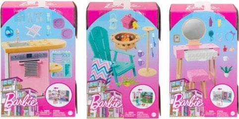 Mattel Barbie Meble i dekoracje Mix (HJV32)