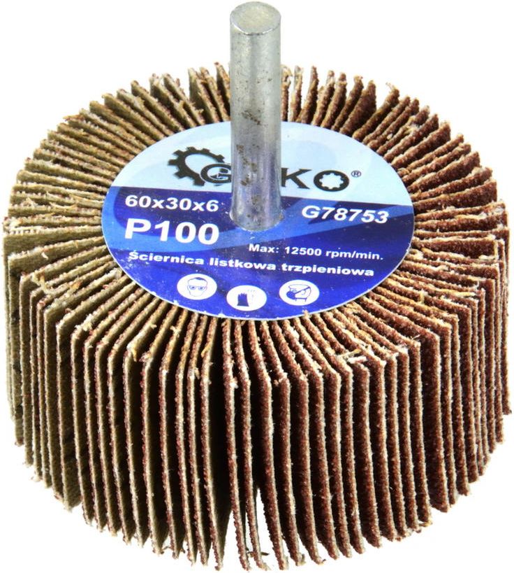 Geko ściernica listkowa trzpieniowa 60x30x6 P100 (1/25/200)