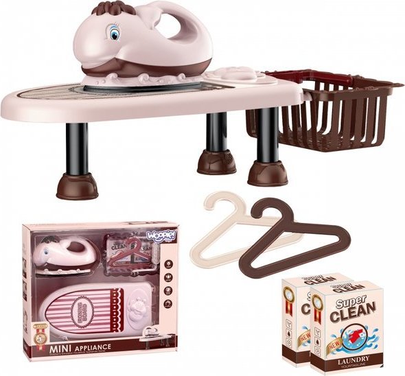 Woopie Zestaw Do Prasowania 2w1 Deska Żelazko Z Muzyką 7 El.