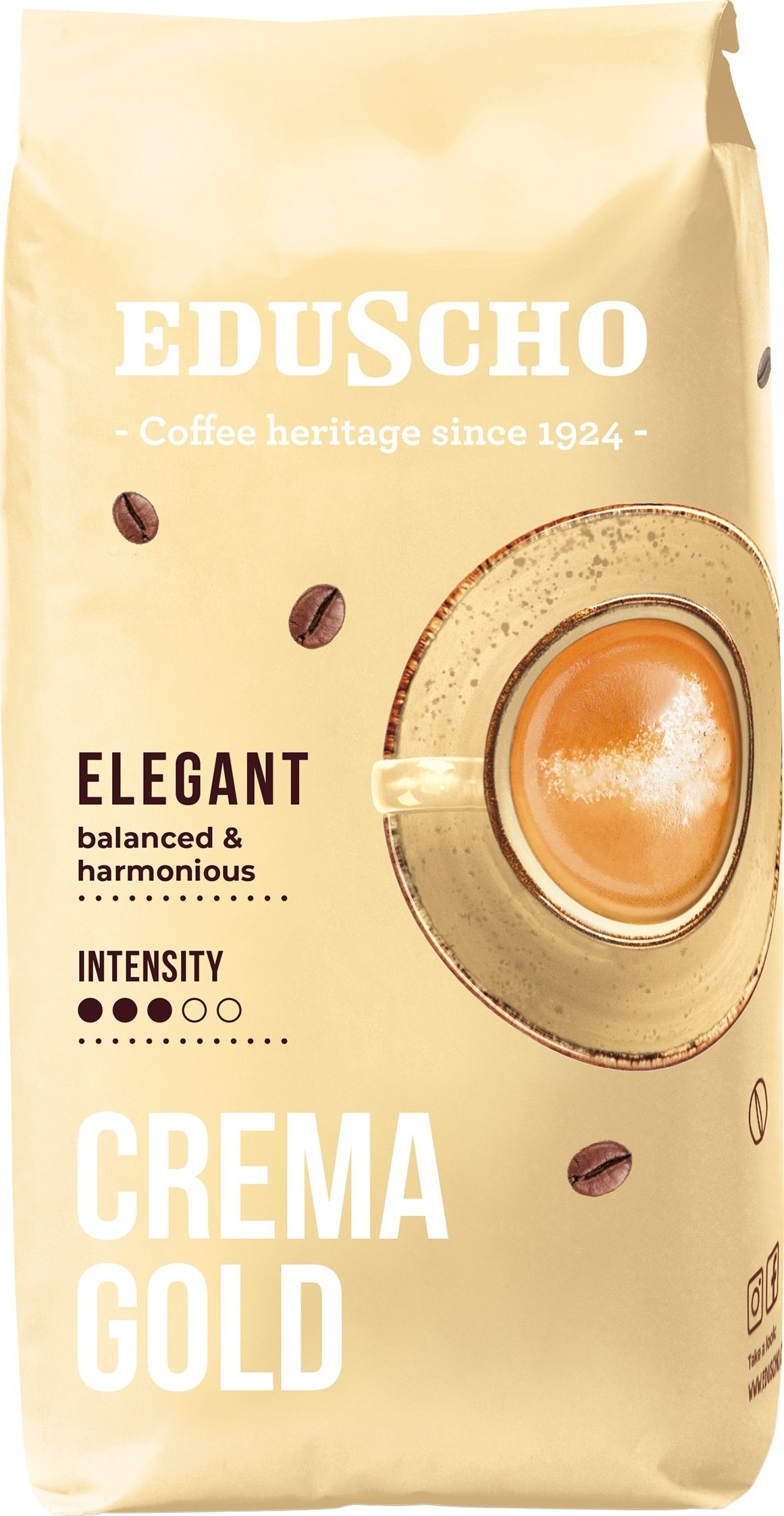 Kawa ziarnista Eduscho Kawa ziarnista EDUSCHO Crema Gold 1kg