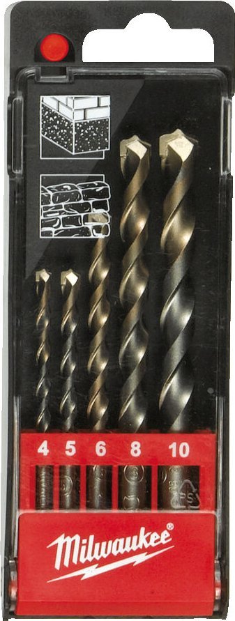Wiertło Milwaukee MILWAUKEE CONCRETE DRILL DRILL SET 5 pcs. /4-5-6-8-10mm/