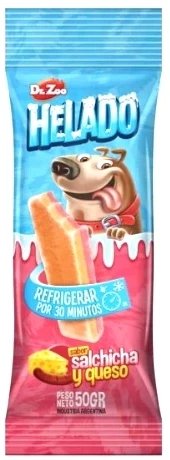 Dr.Zoo Ice Cream Przysmak Dla Psa Lody Kiełbaska Ser 50g