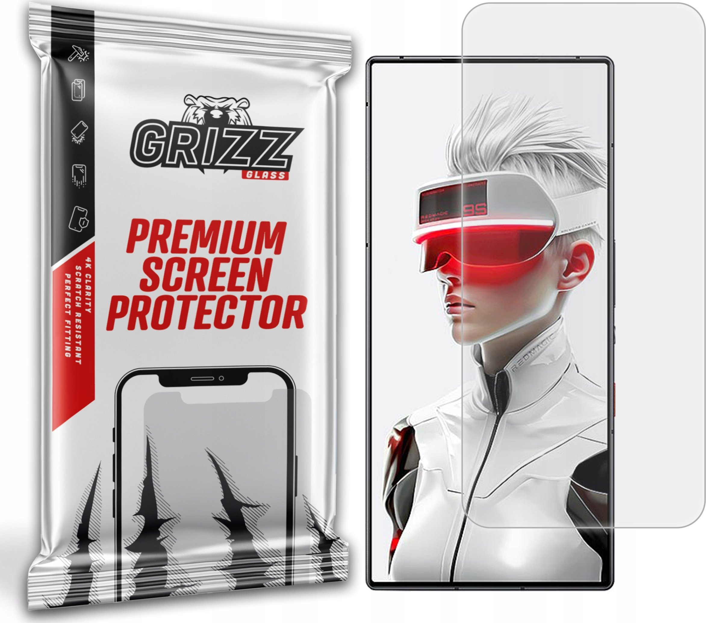 GrizzGlass Folia matowa GrizzGlass PaperScreen do ZTE nubia Red Magic 9S Pro Plus