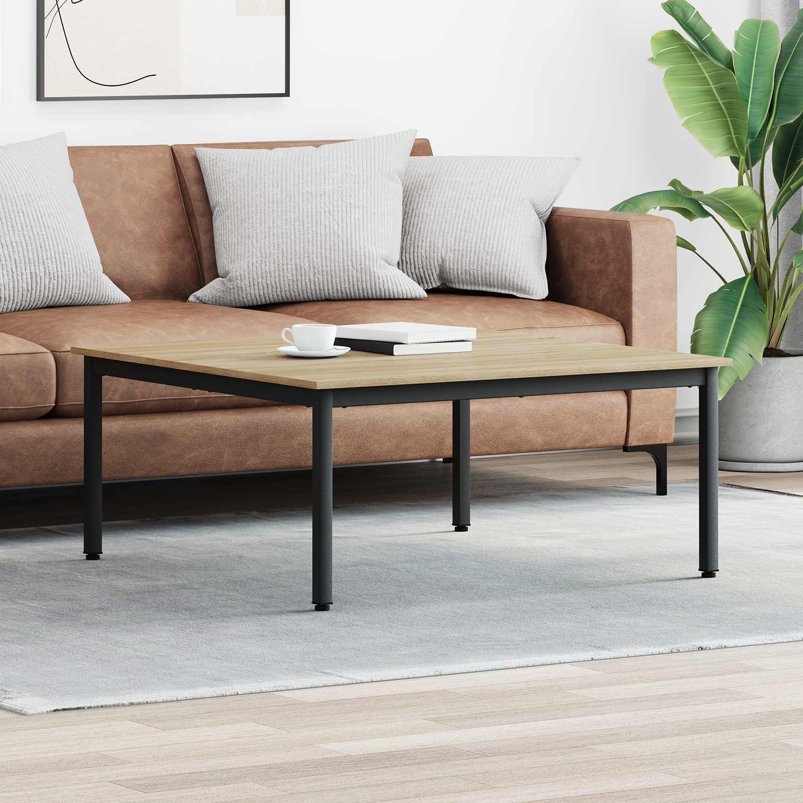 vidaXL Stolik kawowy Sonoma 100 x 100 x 45 cm