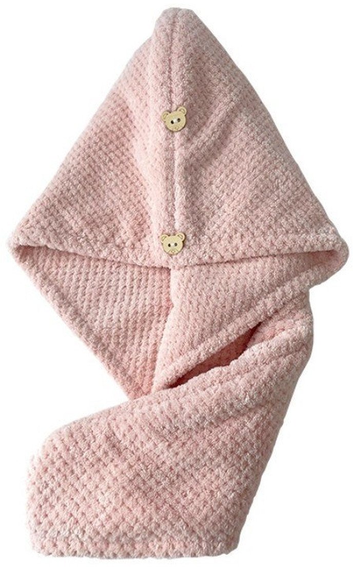 Ecarla Ręcznik kapturek na włosy Różowy