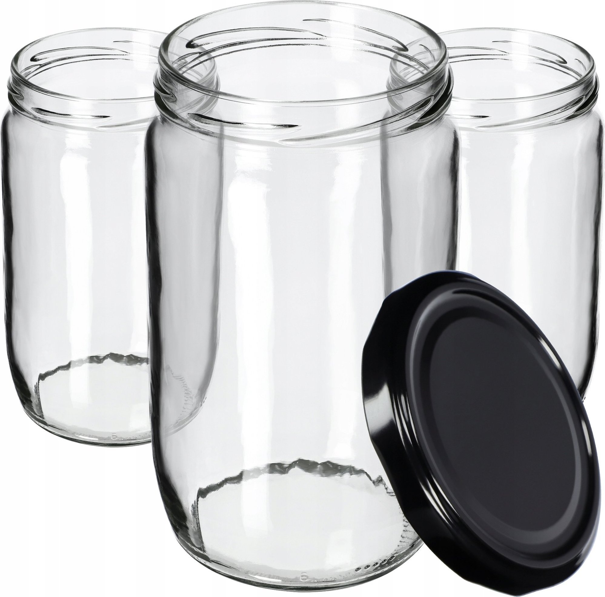 Kadax 24x Słoik Szklany 720ml Na Przetwory Zakrętki fi82