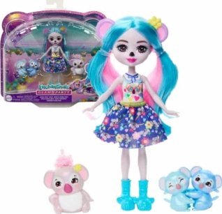 Mattel Enchantimals Rodzina Koale Lalka + figurki (HNT61)