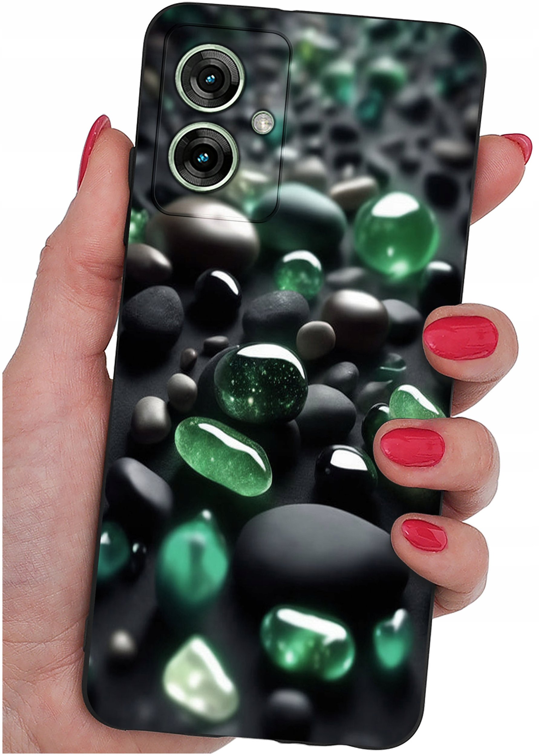 Etui do Motorola Moto G55 5G WZORY |SILIKONOWE MATT CASE + SZKŁO 9H