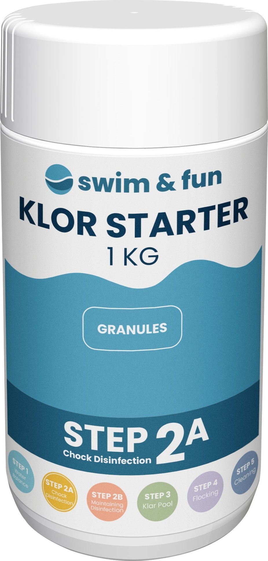 Swim & Fun Klor Starter Fast Dissolving Granules, 1 kg