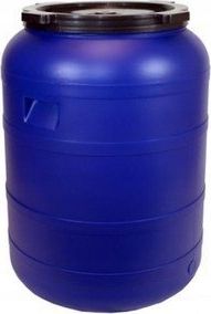 Beczka plastikowa okrągła 100 l niebieska