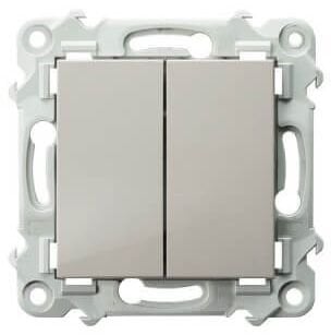 SZAFIR Łącznik schodowy + jednobiegunowy kaszmirowy beż ŁP-9Z/m/83