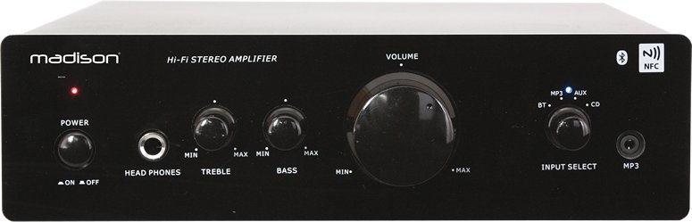 Wzmacniacz stereo HIFI 2x 25W RMS BT NFC MAD1000 Madison one size