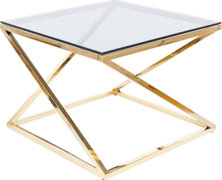 Signal Ława LIAM 60x60 dymiona/złota