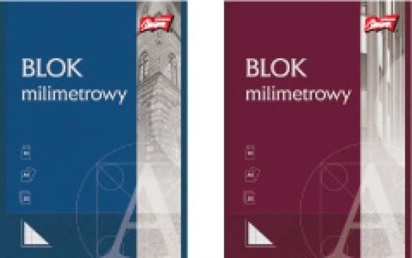 St. Majewski Blok milimetrowy A4 20k biały 10szt.