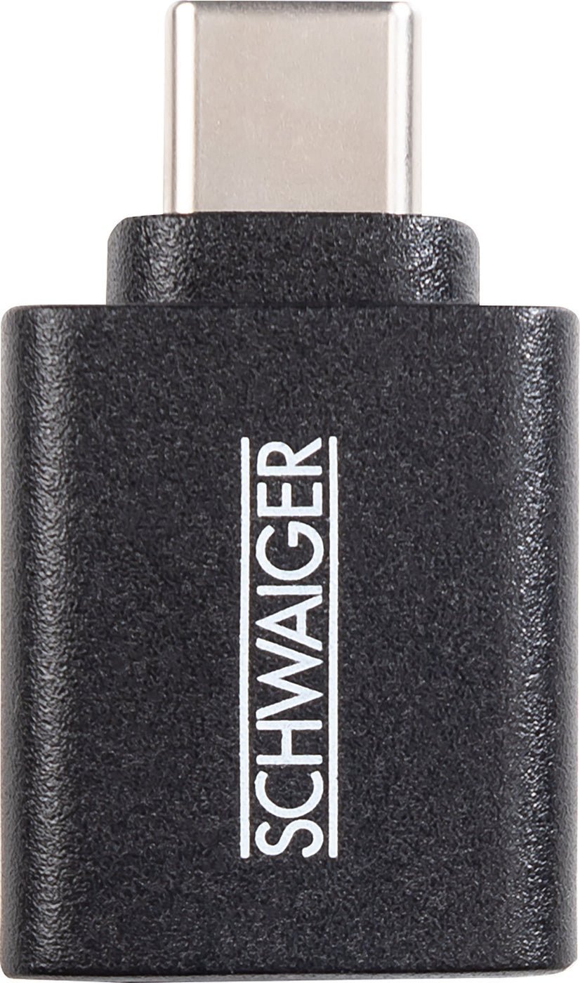 Schwaiger CAU310 533 zmieniacz płci / kabli USB Type-C USB Typu-A Czarny