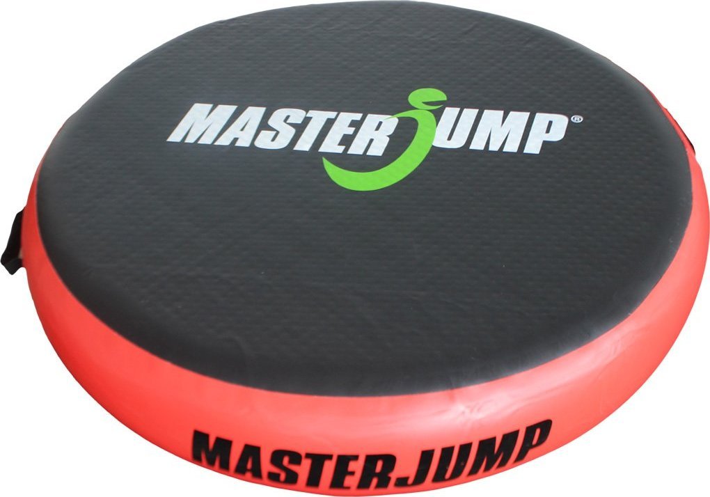 Master Dmuchany materac gimnastyczny Airspot Masterjump 100 cm x 100 cm x 20 cm czerwony