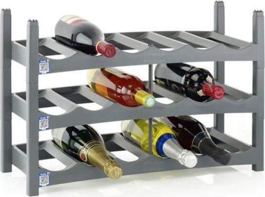 Rotho Półka na butelki Vario antracytowa