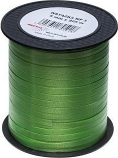 Wstążka plastikowa zielony 5mmx225m