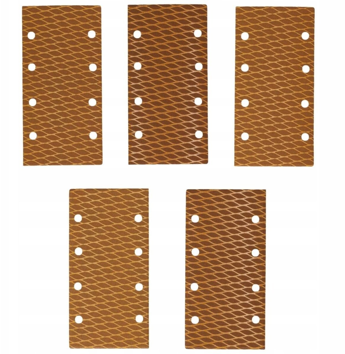 Dedra Papier ścierny Anti-clogg #80, 92x182mm, rzep, 5szt