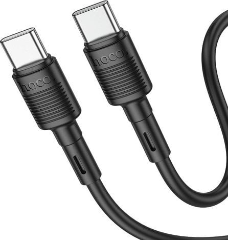 Kabel USB Hoco USB-C - USB-C 1 m Czarny (X83CCBlack)