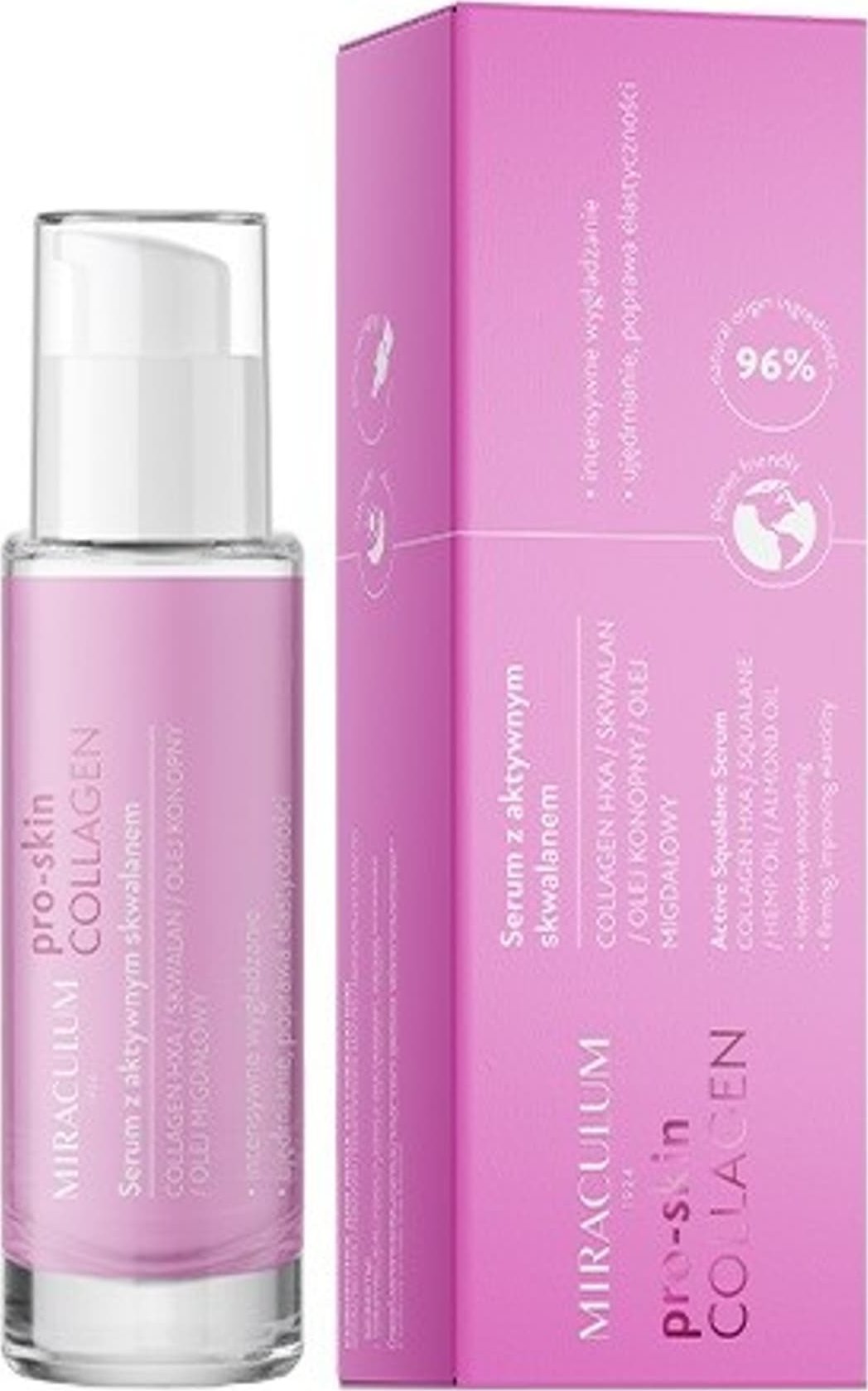 Miraculum Miraculum Collagen Pro-Skin Serum do twarzy z aktywnym skwalanem 30ml
