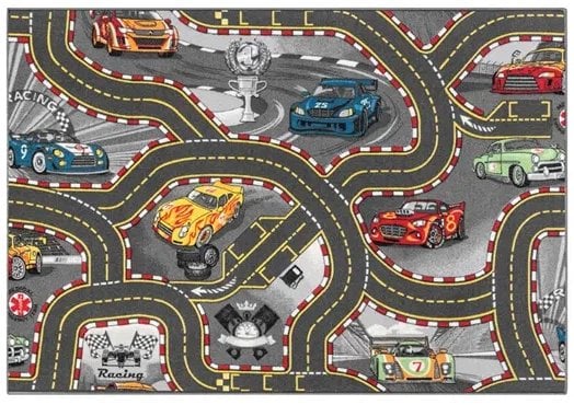 Dymo Dywan do zabawy - Tor wyścigowy - 140 x 200 cm