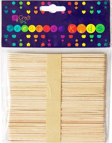 DP Craft Patyczki kreatywne DPCRAFT - naturalne 50szt. Dalprint