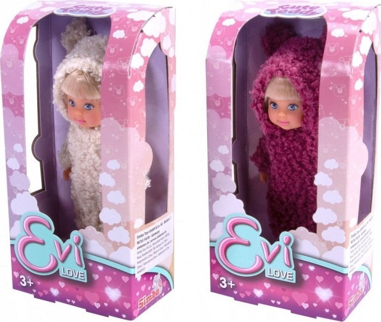 Simba Lalka Evi Love Słodkie misie, 2 rodzaje