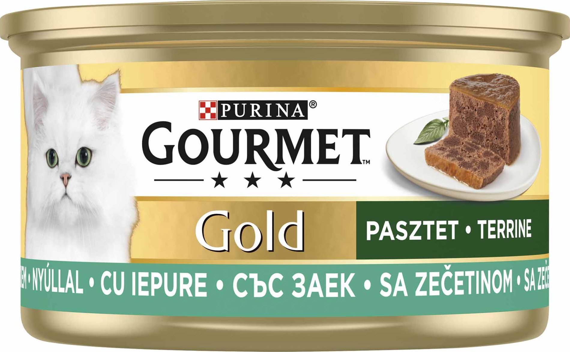 Gourmet Gourmet Gold Karma dla kotów pasztet z kawałkami królika 85 g