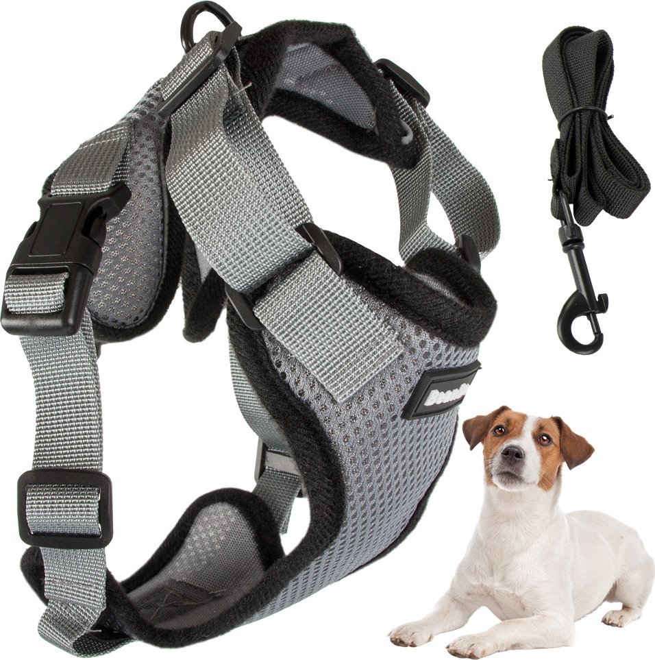 Verk Szelki bezuciskowe spacerowe dla psa uchwyt lekkie miękkie mocne l
