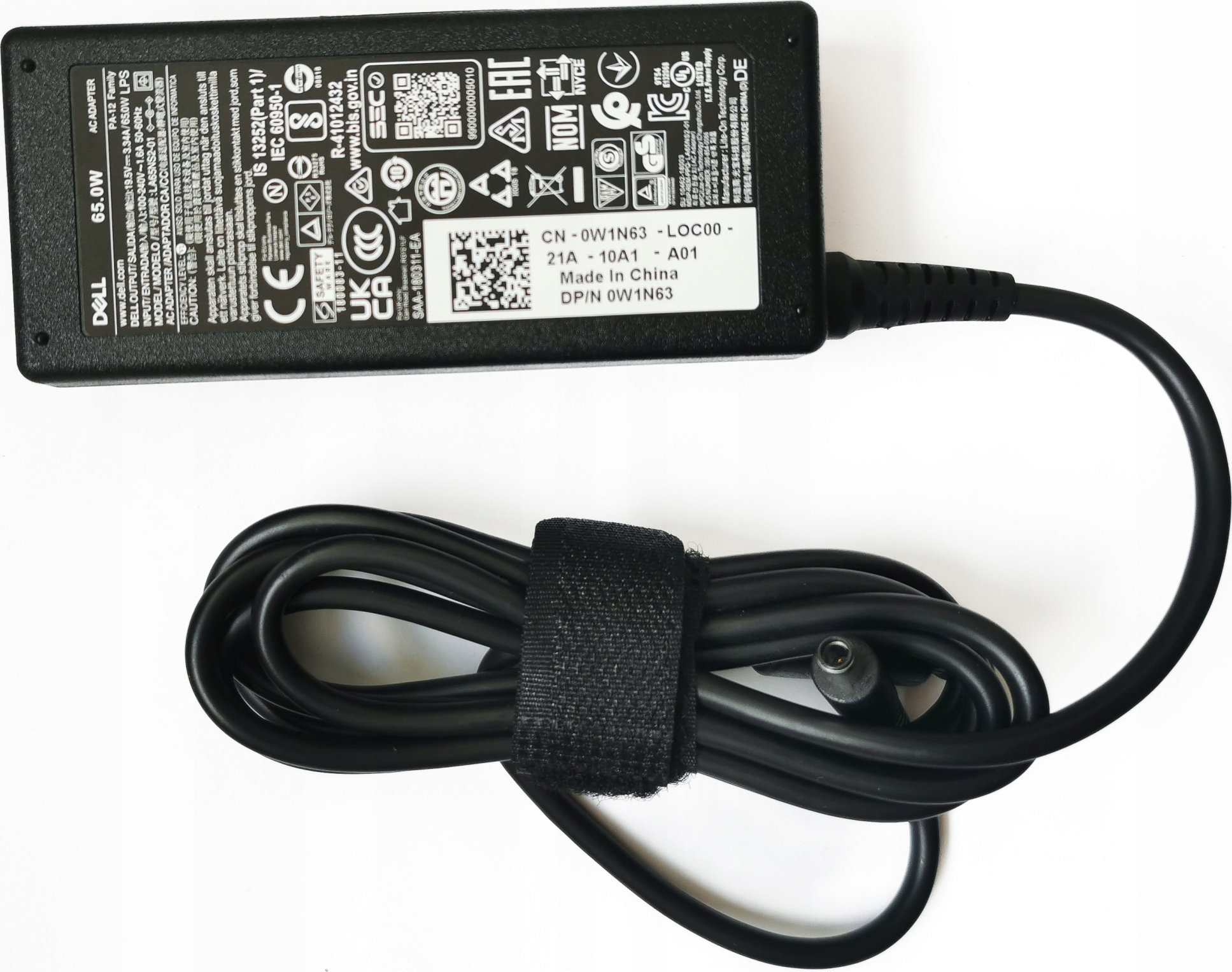 Zasilacz do laptopa Dell AC Adapter, 65W, 19.5V, 3