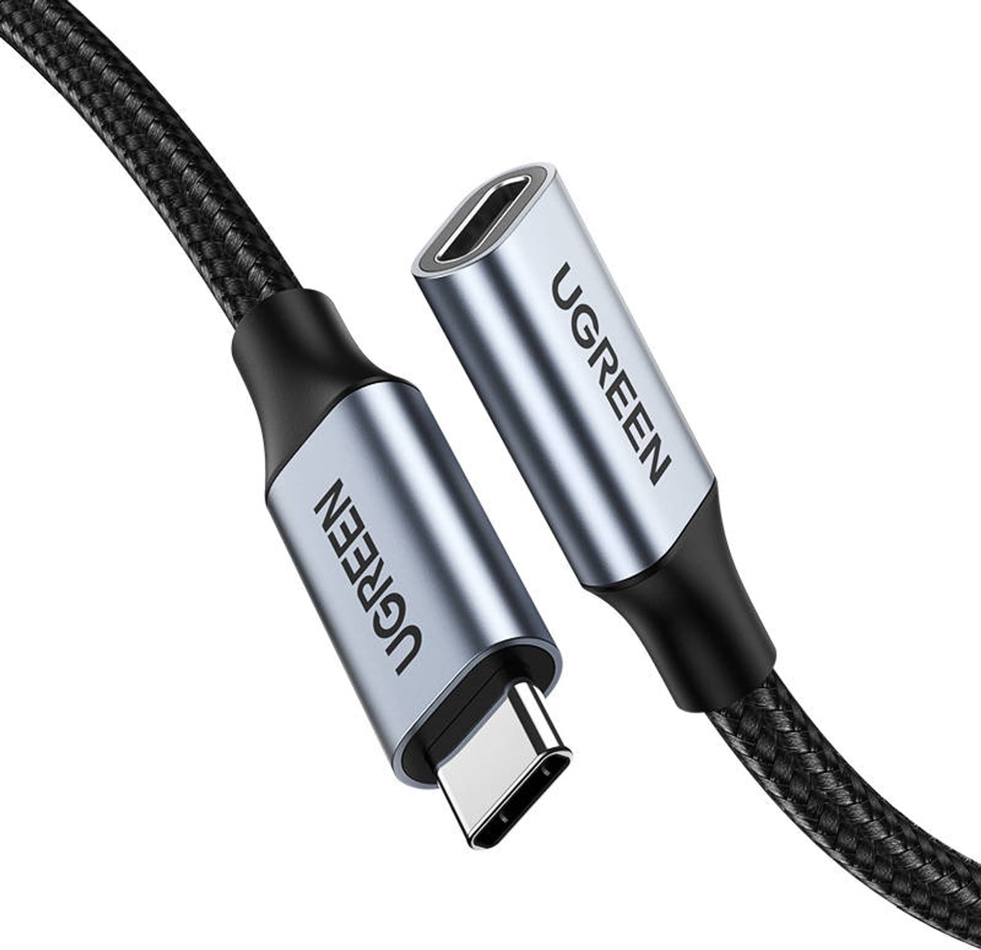 Kabel USB Ugreen USB-C - USB-C 0.5 m Czarny (80810B)