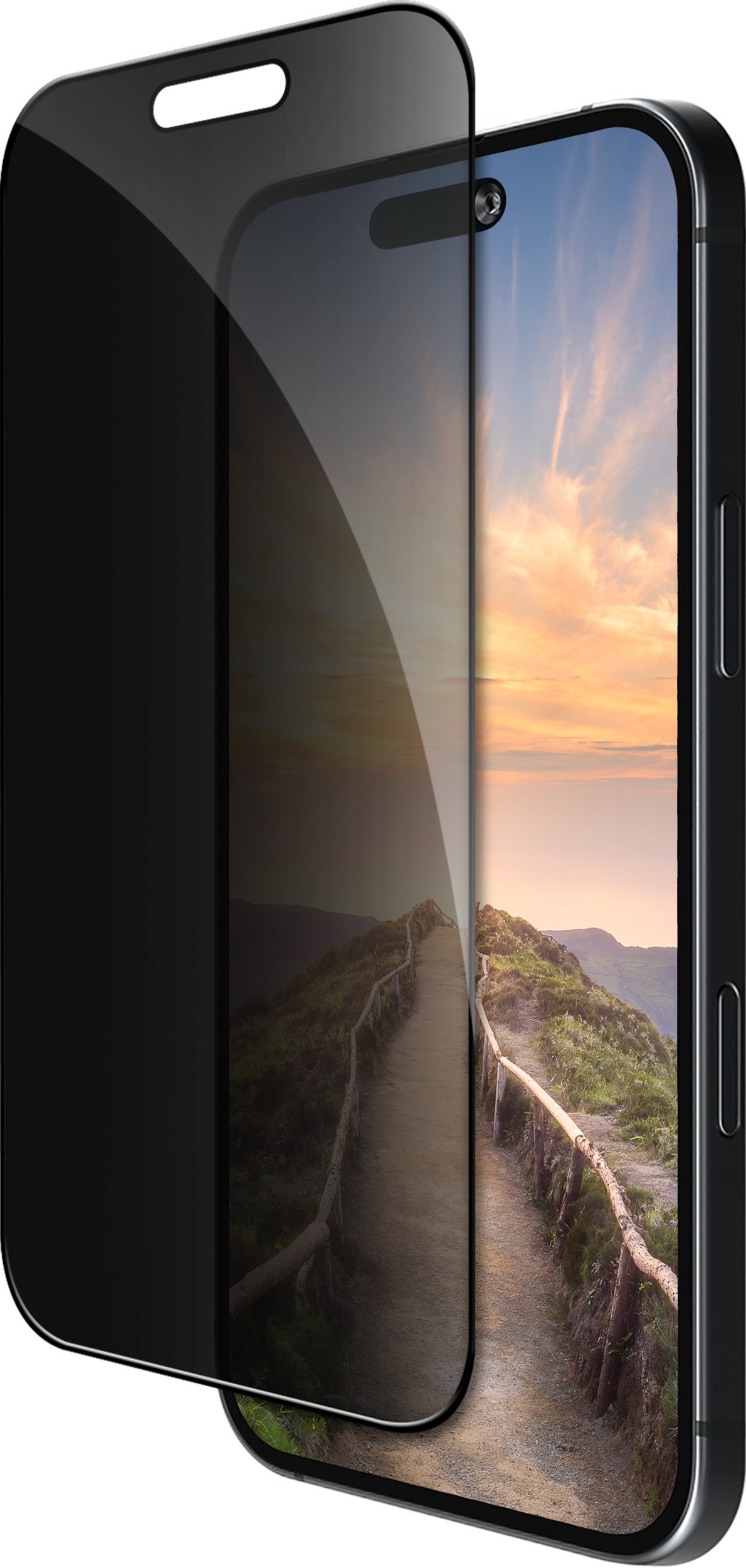 dbramante Ochrona ekranu do telefonu z filtrem prywatności, czarna ramka - fur Apple iPhone 17 Pro Max