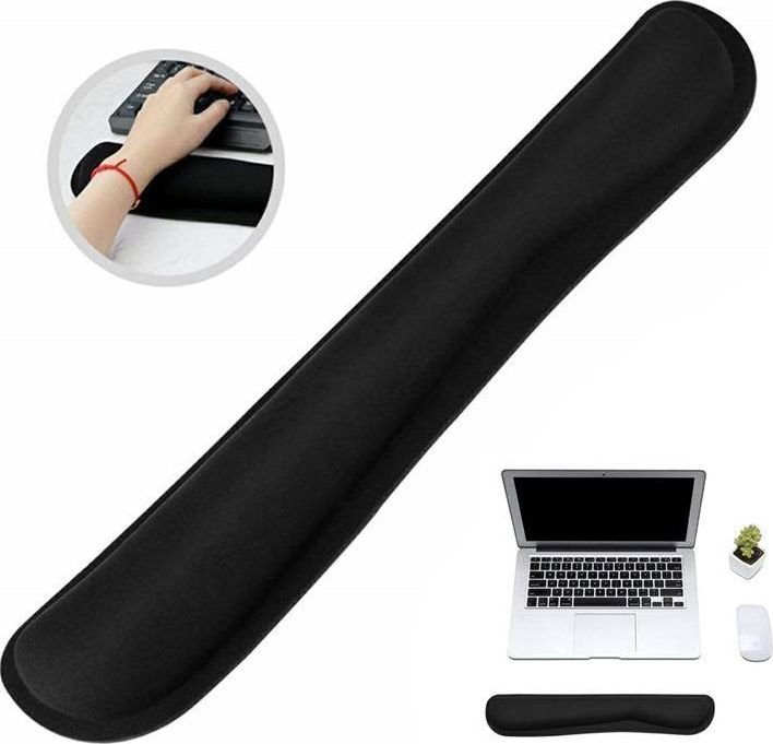 Daytona Podkładka żelowa pod klawiaturę czarna 46 cm