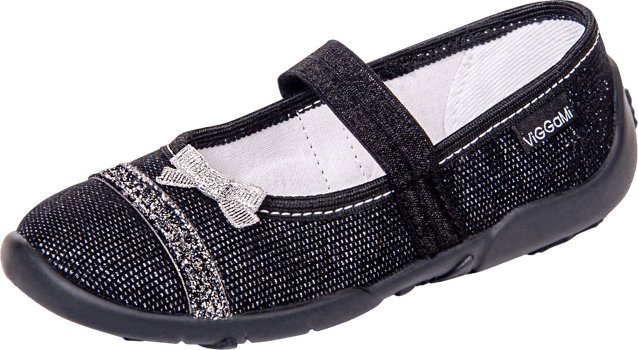 Viggami Tenisówki dziecięce Viggami KLARA LUX czarne 26-36 27