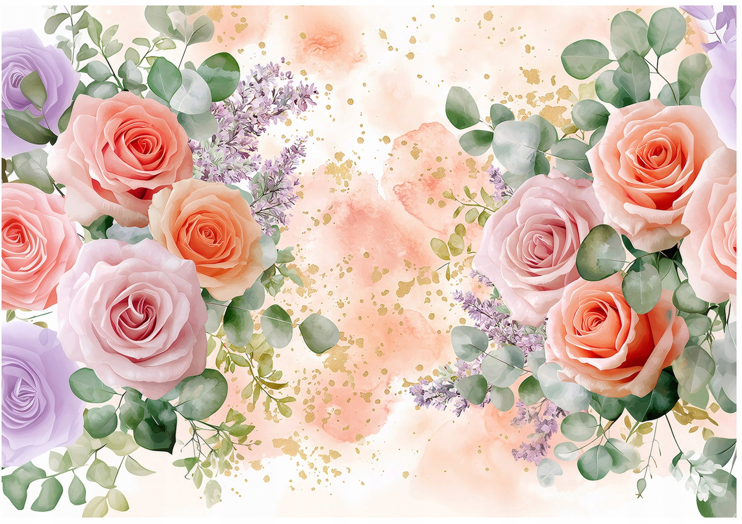 Fototapeta Na Flizelinie Kwiaty Róże Do Sypialni Salonu 368x254