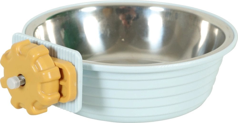 ZOLUX Karmnik dla królika i kawii do mocowania plastik/inox COSY 350ml nieb