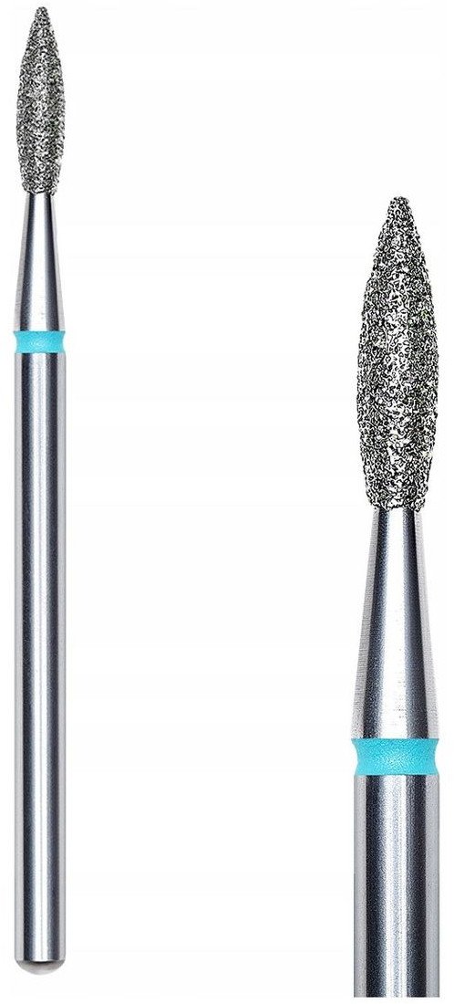 Staleks frez do paznokci-diamentowy płomyk 2.1/8mm (niebieski) 1szt