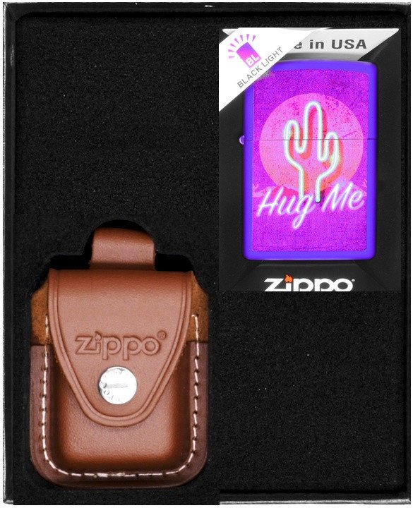 Zestaw ZIPPO Zapalniczka RETRO CACTUS Prezentowy No2