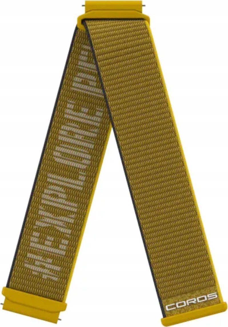 Coros Išmaniojo laikrodžio apyrankė, COROS 22mm, APEX 2 Pro, APEX Pro, APEX 46mm, Geltonos spalvos