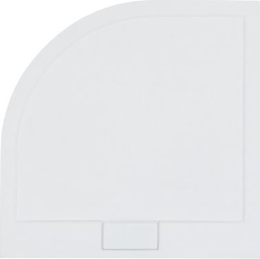 Brodzik Besco Axim Ultraslim półokrągły narożny 90 cm x 90 cm (BAX-90-NR)